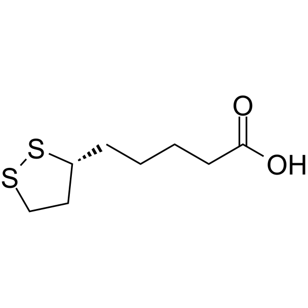 Lipoic acid(Synonyms: 硫辛酸; (R)-(+)-α-Lipoic acid;  R-(+)-Thioctic acid)