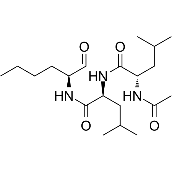 MG-101 Chemical Structure MG-101(Synonyms: Calpain inhibitor I; Ac-LLnL-CHO; ALLN)