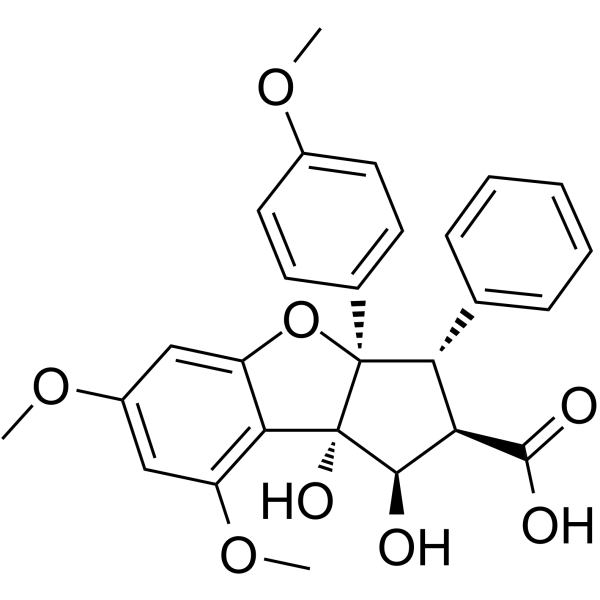 Rocagloic acid