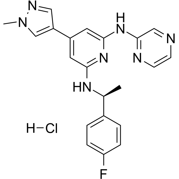 Ilginatinib hydrochloride(Synonyms: NS-018 hydrochloride)