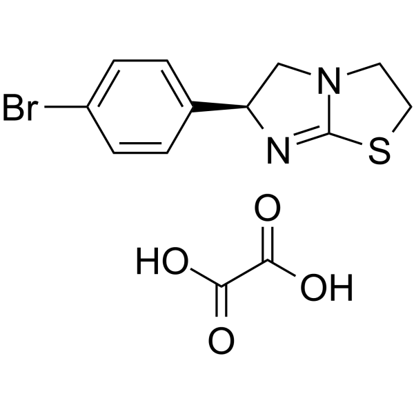 (-)-p-Bromotetramisole oxalate(Synonyms: (-)-对溴四咪唑草酸盐; L-p-Bromotetramisole oxalate;  6-Bromolevamisole oxalate)