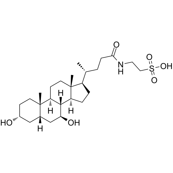 Tauroursodeoxycholate(Synonyms: 牛磺熊去氧胆酸; Tauroursodeoxycholic acid;  TUDCA;  UR 906)