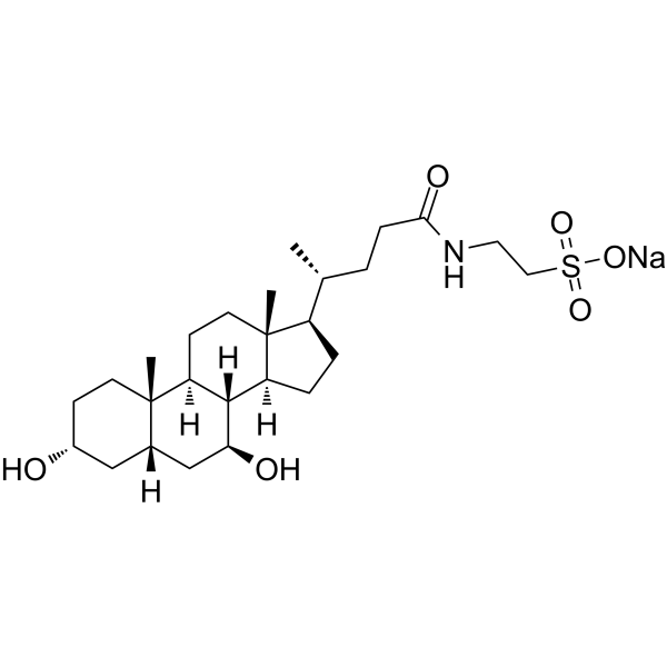 Tauroursodeoxycholate sodium(Synonyms: 牛磺熊去氧胆酸钠; Tauroursodeoxycholic acid sodium; TUDCA sodium; UR 906 sodium)