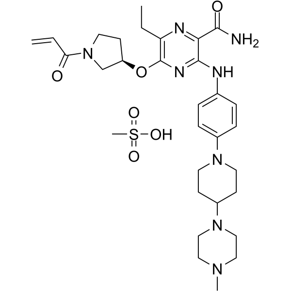 Naquotinib mesylate(Synonyms: ASP8273 (mesylate))