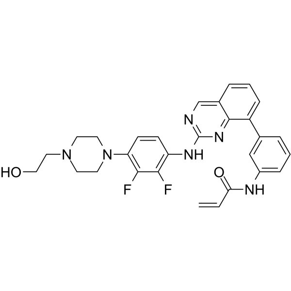 Olafertinib Chemical Structure Olafertinib