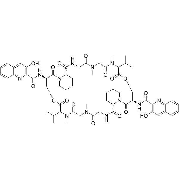 Sandramycin Chemical Structure Sandramycin(Synonyms: 山卓霉素)