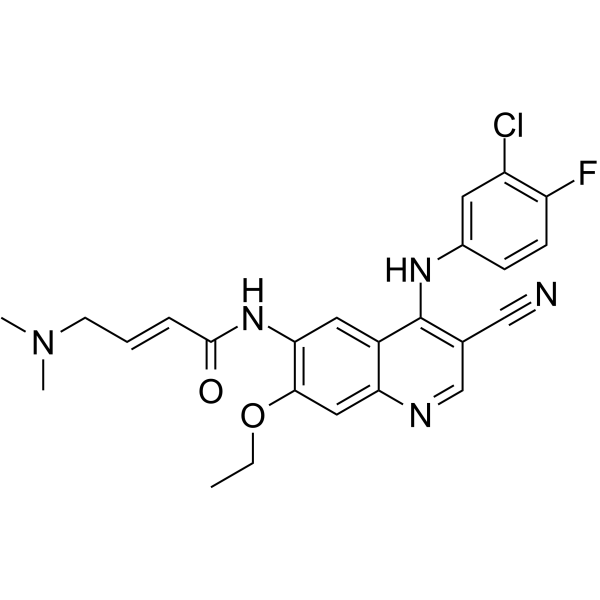 Pelitinib Chemical Structure Pelitinib(Synonyms: 培利替尼; EKB-569; WAY-EKB 569)