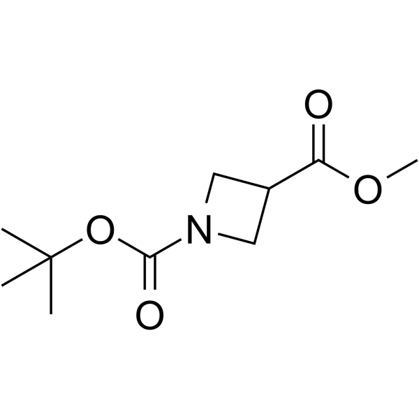 Methyl 1-Boc-azetidine-3-carboxylate Chemical Structure Methyl 1-Boc-azetidine-3-carboxylate