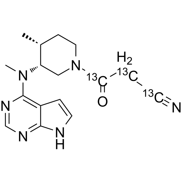 Tofacitinib-13C3(Synonyms: Tasocitinib-13C3;  CP-690550-13C3)