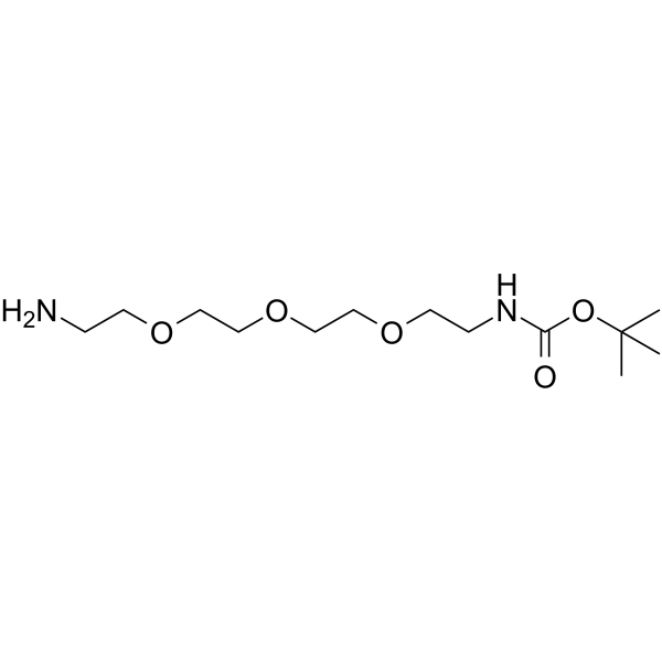 NH2-PEG3-C2-NH-Boc(Synonyms: PROTAC Linker 15)