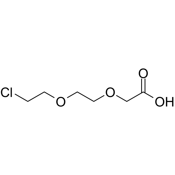 Cl-PEG2-acid Chemical Structure Cl-PEG2-acid