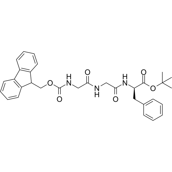 Fmoc-Gly-Gly-D-Phe-OtBu Chemical Structure Fmoc-Gly-Gly-D-Phe-OtBu
