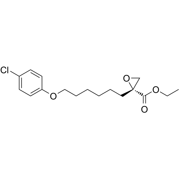 Etomoxir Chemical Structure Etomoxir(Synonyms: (R)-(+)-Etomoxir)