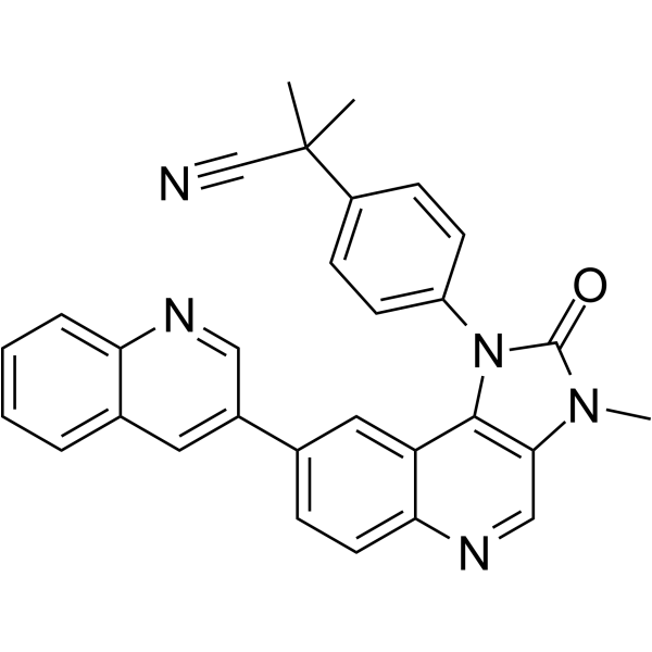 Dactolisib(Synonyms: BEZ235;  NVP-BEZ235)