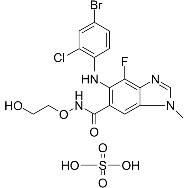 Selumetinib sulfate(Synonyms: AZD6244 sulfate; ARRY-142886 sulfate)