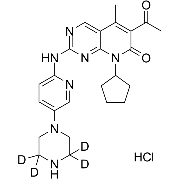 Palbociclib-d4 hydrochloride(Synonyms: PD 0332991-d4 hydrochloride)