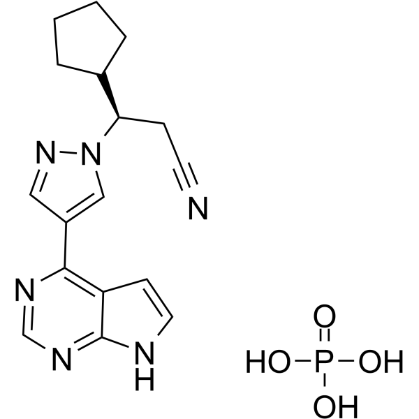 Ruxolitinib phosphate(Synonyms: INCB018424 phosphate)