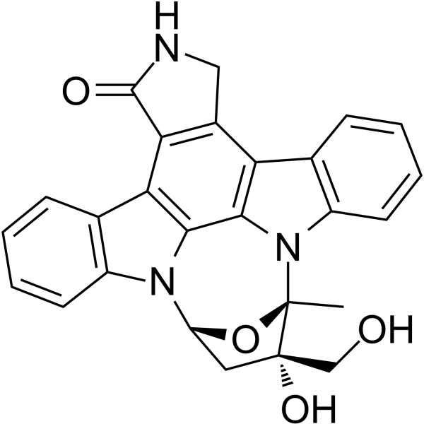 Lestaurtinib(Synonyms: CEP-701;  KT-5555)