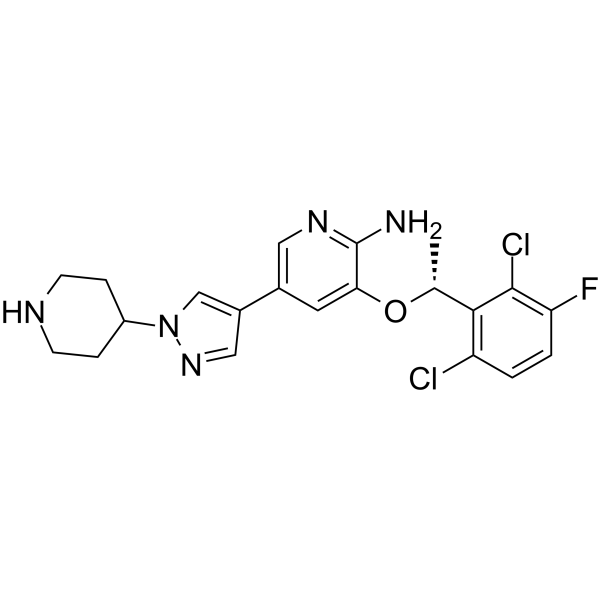 Crizotinib(Synonyms: 克唑替尼; PF-02341066)