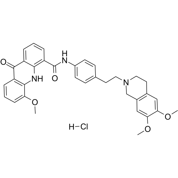 Elacridar hydrochloride(Synonyms: GF120918A)