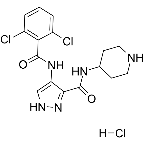 AT7519 Hydrochloride Chemical Structure AT7519 Hydrochloride