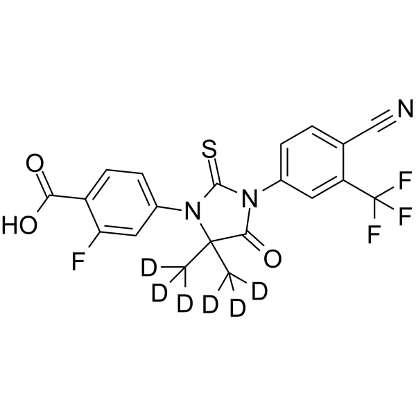 Enzalutamide carboxylic acid-d6(Synonyms: MDV3100 carboxylic acid-d6)