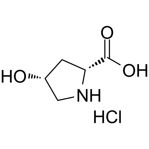 cis-4-Hydroxy-D-proline hydrochloride Chemical Structure cis-4-Hydroxy-D-proline hydrochloride
