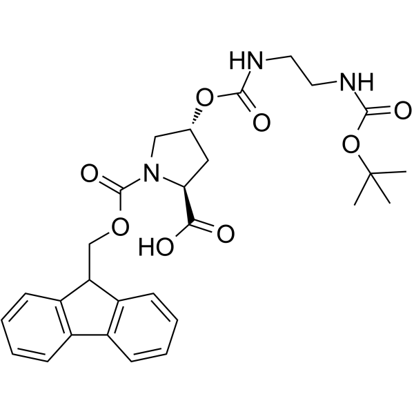 Fmoc-Hyp(Bom)-OH Chemical Structure Fmoc-Hyp(Bom)-OH