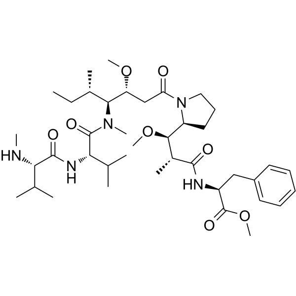 MMAF-OMe Chemical Structure MMAF-OMe(Synonyms: Monomethyl auristatin F methyl ester)