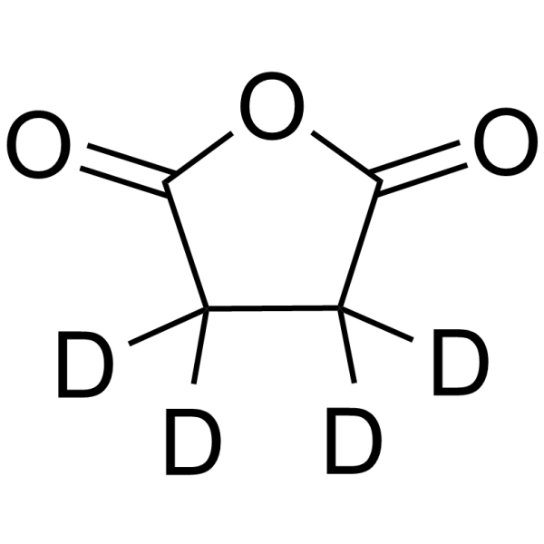 Succinic anhydride-d4 Chemical Structure Succinic anhydride-d4