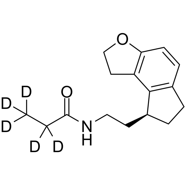 Ramelteon-d5 Chemical Structure Ramelteon-d5(Synonyms: TAK-375-d5)