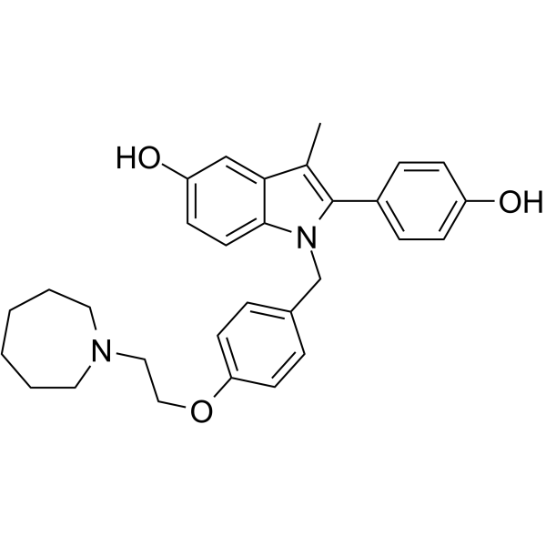 Bazedoxifene(Synonyms: 巴多昔芬; TSE-424)