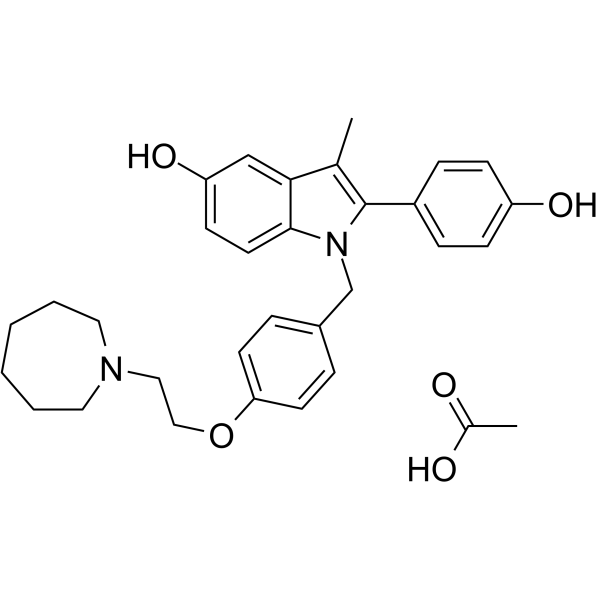 Bazedoxifene acetate(Synonyms: TSE-424 acetate)