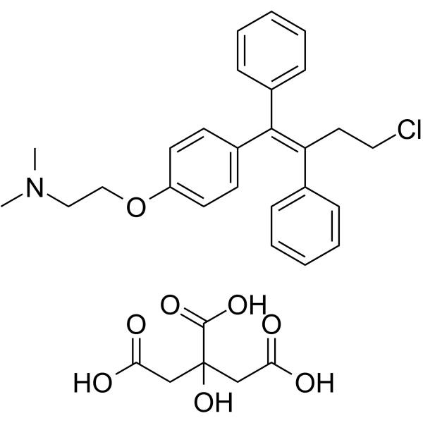 Toremifene citrate(Synonyms: 枸橼酸托瑞米芬; Z-Toremifene citrate;  NK 622;  FC-1157a)