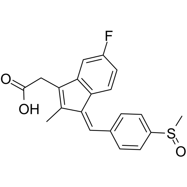 Sulindac(Synonyms: 舒林酸; MK-231)
