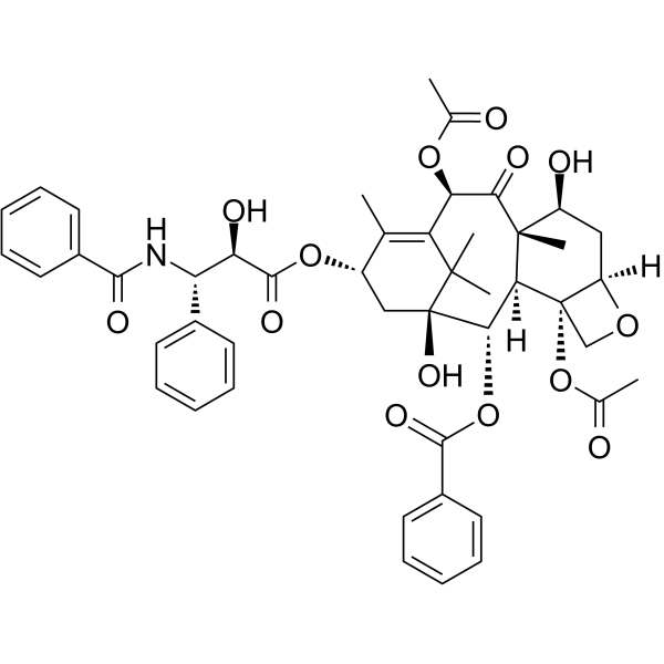 Paclitaxel Chemical Structure Paclitaxel(Synonyms: 紫杉醇)
