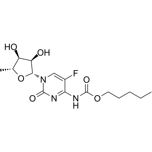 Capecitabine Chemical Structure Capecitabine(Synonyms: 卡培他滨)