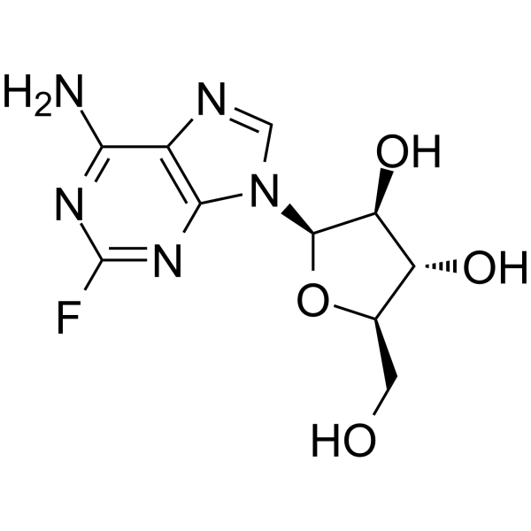 Fludarabine(Synonyms: 氟达拉滨; F-ara-A;  NSC 118218)