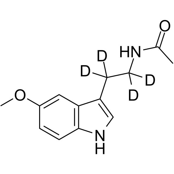Melatonin-d4(Synonyms: 褪黑素 D5; N-Acetyl-5-methoxytryptamine-d4)