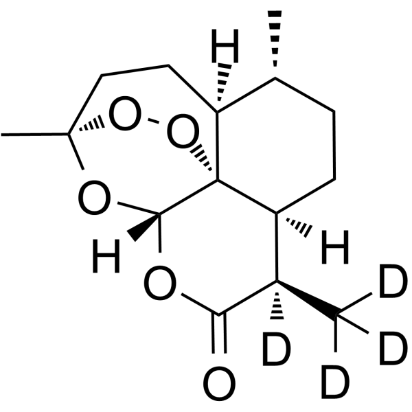 Artemisinin-d4 Chemical Structure Artemisinin-d4(Synonyms: Qinghaosu-d4; NSC 369397-d4)