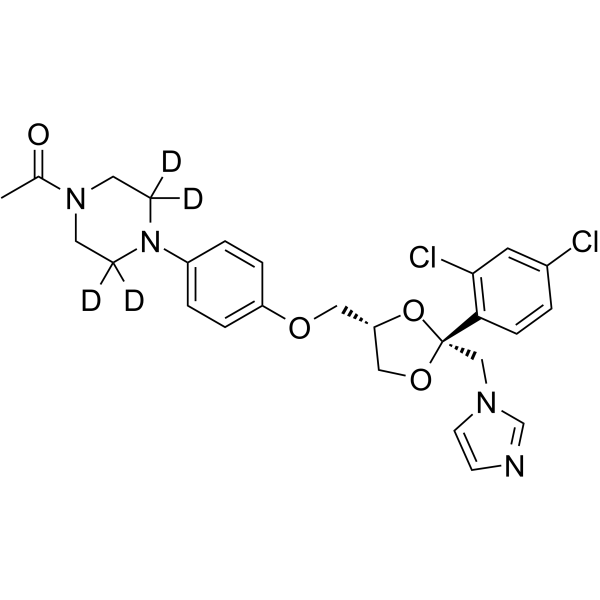Ketoconazole-d4(Synonyms: Ketoconazol-d4;  R 41400-d4)