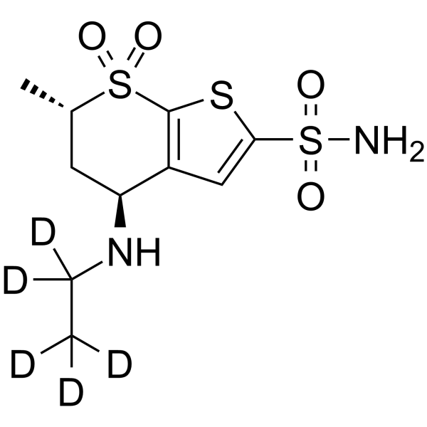 Dorzolamide-d5 Chemical Structure Dorzolamide-d5