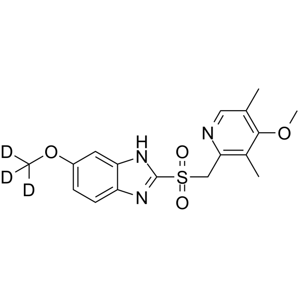 Omeprazole metabolite Omeprazole sulfone (methoxy-d3)(Synonyms: Omeprazole sulfone (methoxy-d3);  Omeprazole sulphone (methoxy-d3))