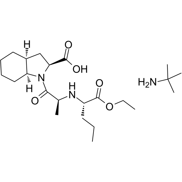 Perindopril erbumine(Synonyms: 培哚普利叔丁胺; Perindopril tert-butylamine salt; S-9490 erbumine)