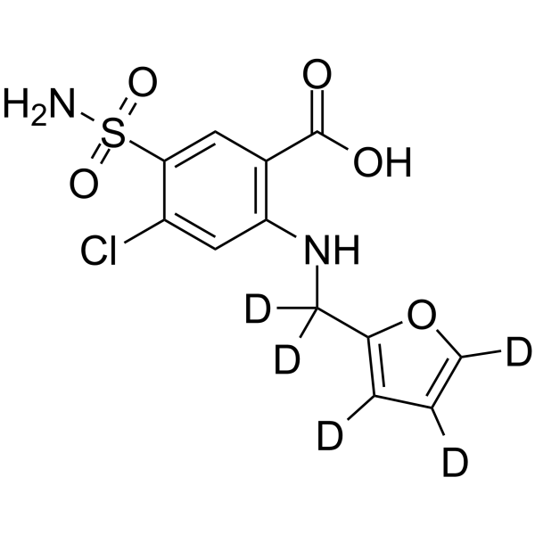 Furosemide-d5(Synonyms: 呋塞米 D5)