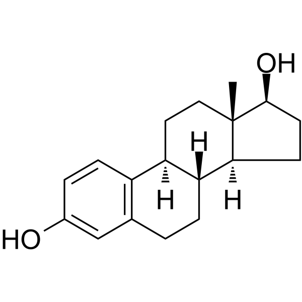 Estradiol(Synonyms: 雌二醇; β-Estradiol;  E2;  17β-Estradiol;  17β-Oestradiol)