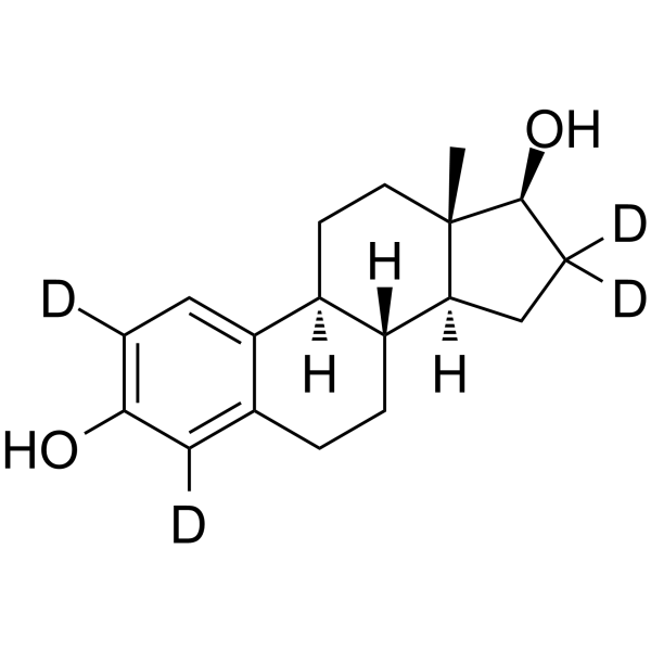Estradiol-d4(Synonyms: β-Estradiol-d4;  17β-Estradiol-d4;  17β-Oestradiol-d4)