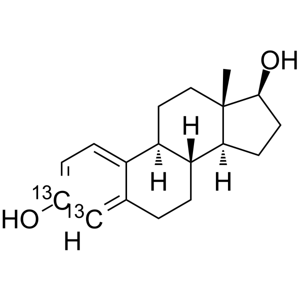 Estradiol-13C2(Synonyms: β-Estradiol-13C2;  E2-13C2;  17β-Estradiol-13C2;  17β-Oestradiol-13C2)