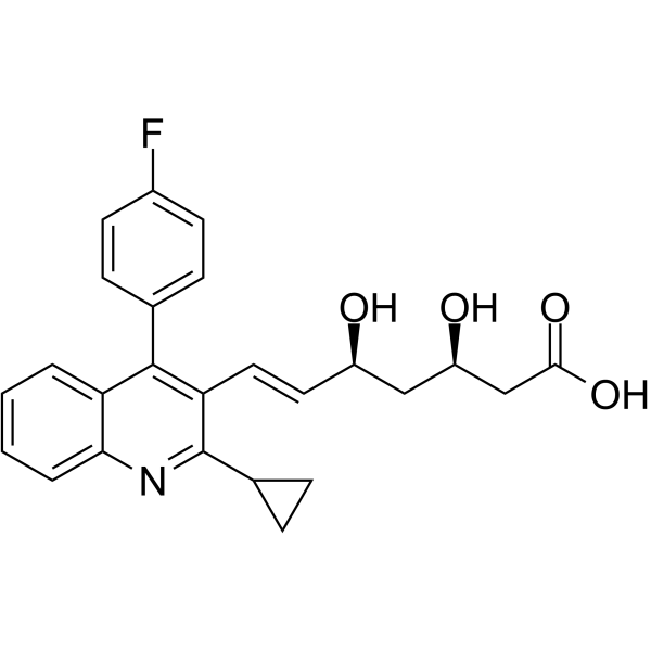 Pitavastatin(Synonyms: 匹伐他汀; NK-104)