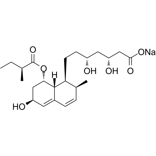 Pravastatin sodium(Synonyms: 普伐他汀钠; CS-514 sodium)